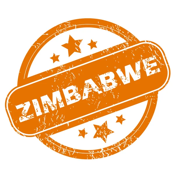 Зімбабве гранж значок — стоковий вектор