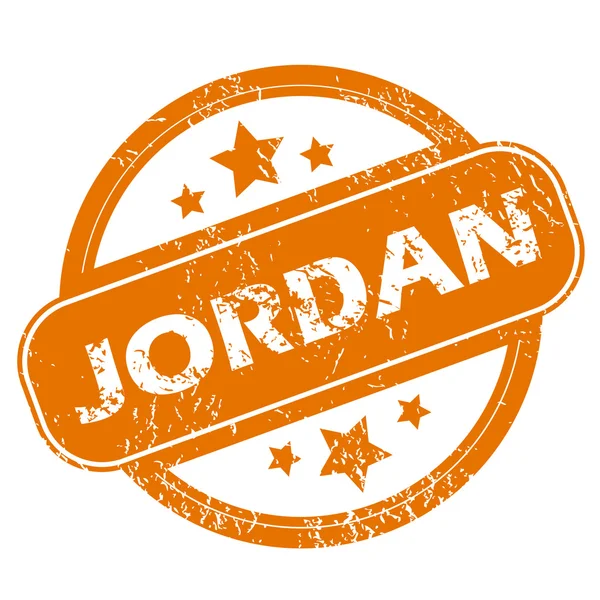 Jordan grunge icon — Stock Vector