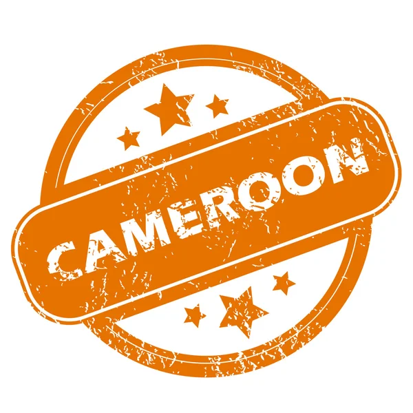 Camerún icono grunge — Archivo Imágenes Vectoriales