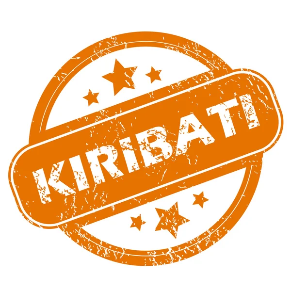 Kiribati grunge ikonen — Stock vektor