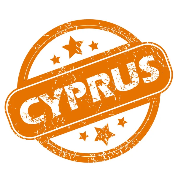 Cyprus grunge pictogram — Stockvector
