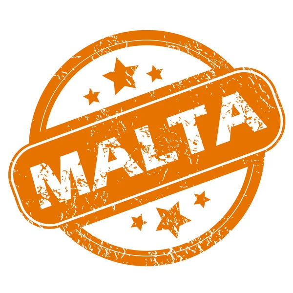 Malta icona grunge — Vettoriale Stock