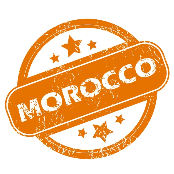 Morocco grunge icon — Stock Vector