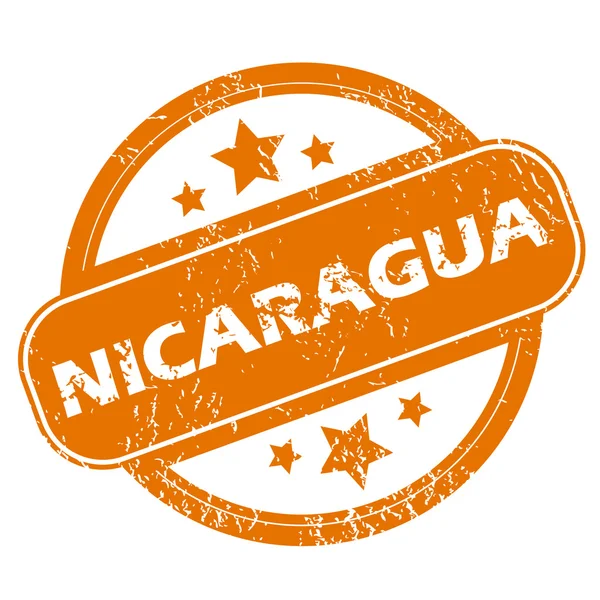 Icono de grunge Nicaragua — Archivo Imágenes Vectoriales