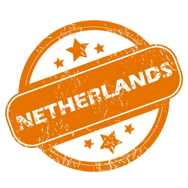 Pays-Bas icône grunge — Image vectorielle