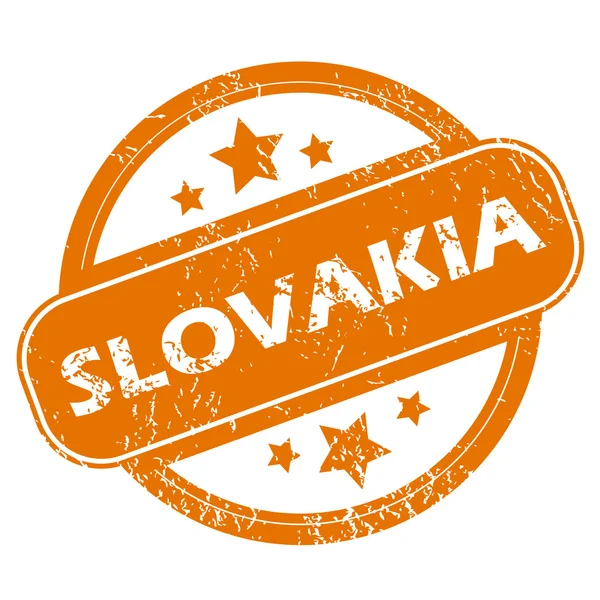 斯洛伐克 grunge 图标 — 图库矢量图片