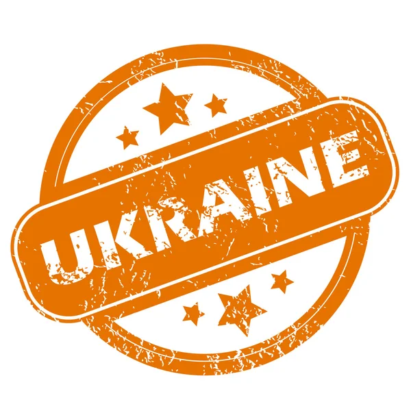 Ukraine icône grunge — Image vectorielle