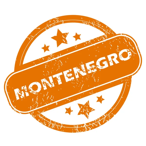 Montenegro icono grunge — Vector de stock