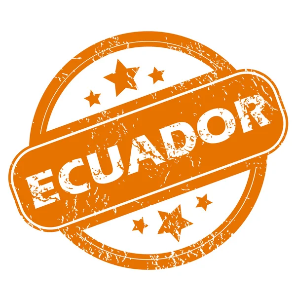 Ecuador grunge pictogram — Stockvector