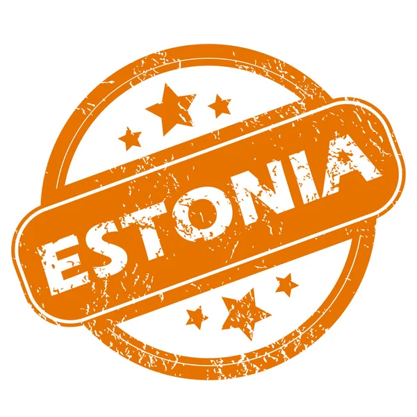 Estonia icono grunge — Vector de stock