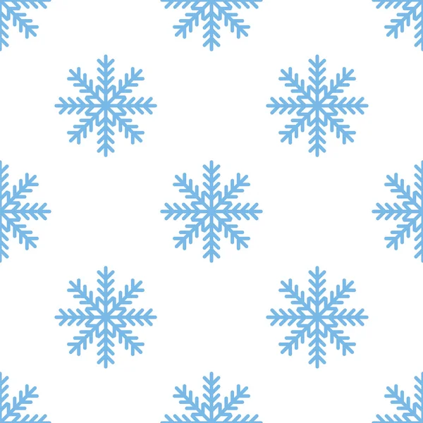 Snowflake seamless pattern — Stock Vector