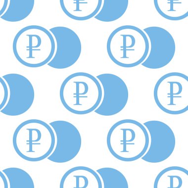 Rublesi sikke seamless modeli