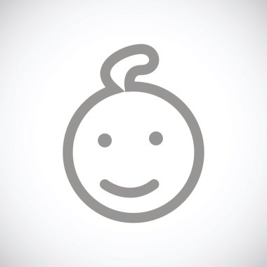 Çocuk siyah simgesi