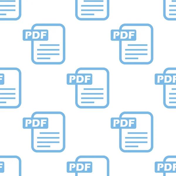 Безшовні шаблон PDF — стоковий вектор