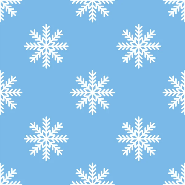 Snowflake seamless pattern — Stock Vector