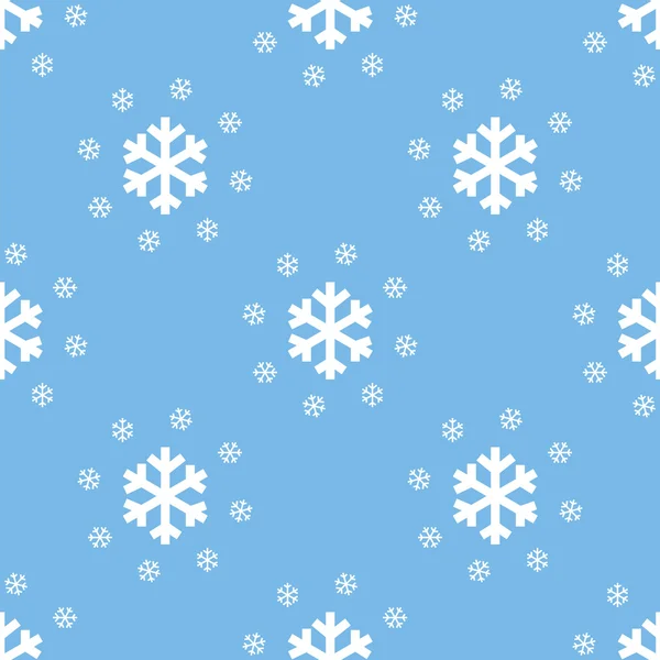 Snow seamless pattern — Stock Vector