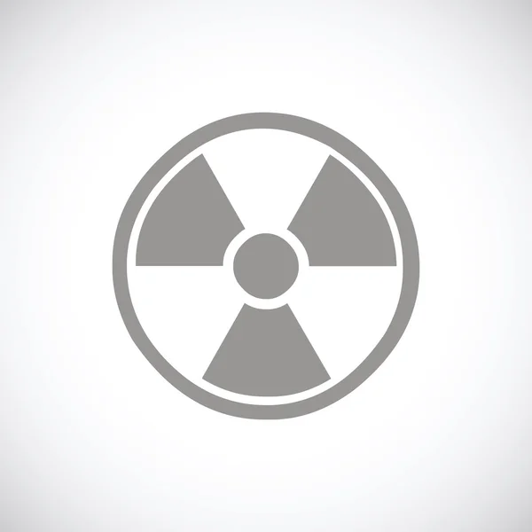 Nuclear black icon — Stock Vector