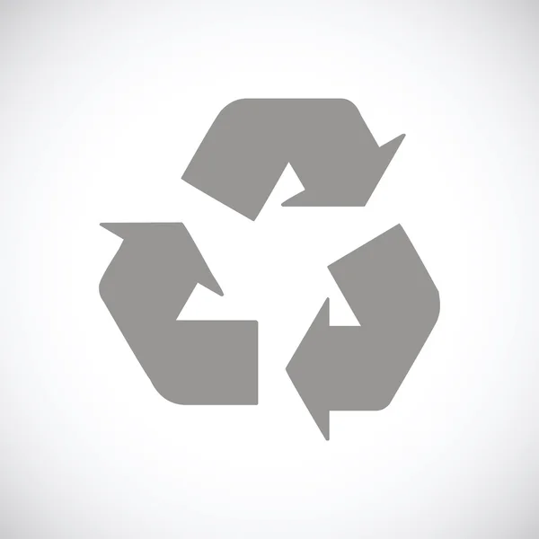 Recycling schwarzer Symbole — Stockvektor