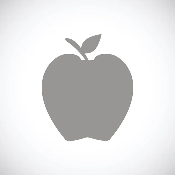 Apple czarny ikona — Wektor stockowy