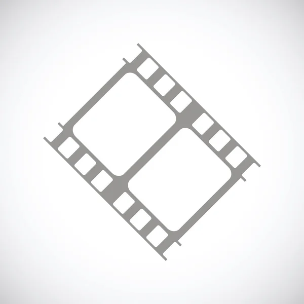 Film svart ikon — Stock vektor
