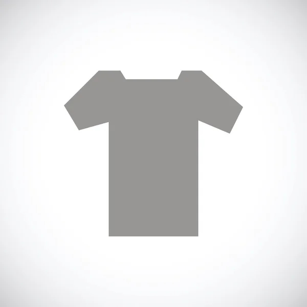 T-Shirt schwarze Ikone — Stockvektor