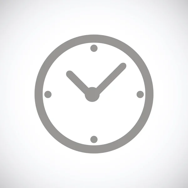Fekete óra ikon — Stock Vector
