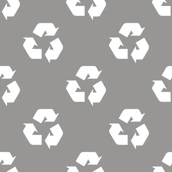 Reciclagem padrão sem costura — Vetor de Stock