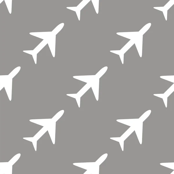 Plane seamless pattern — Stock Vector