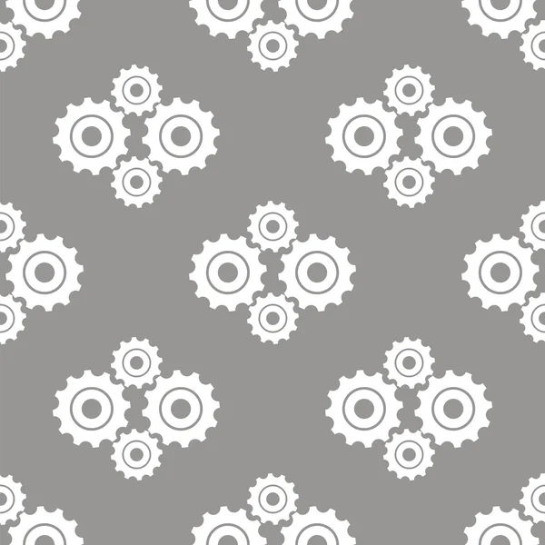 Mechanism seamless pattern — Stock Vector