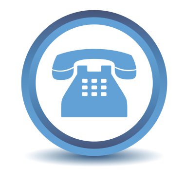 Mavi telefon simgesi