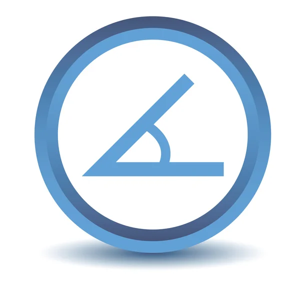 Kék jele a szög ikonra — Stock Vector