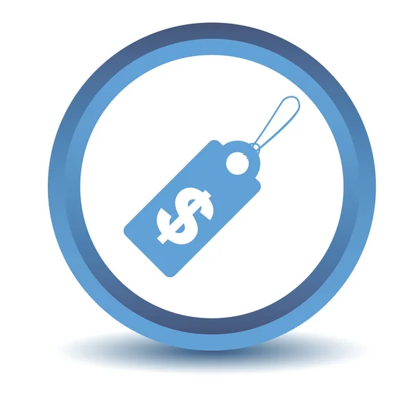 Blue Dollar tag icon — Stock Vector