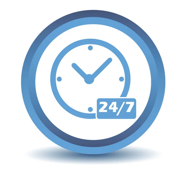 Blue Clock icon — Stock Vector