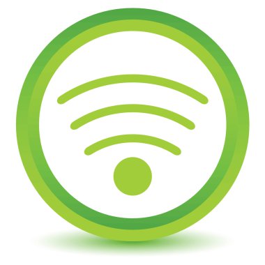 Yeşil wifi simgesi