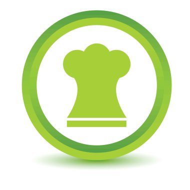 Yeşil Chef şapka simgesi