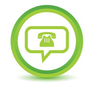 Yeşil telefon simgesi