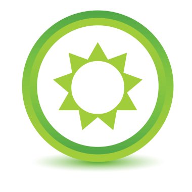 Yeşil güneş simgesi