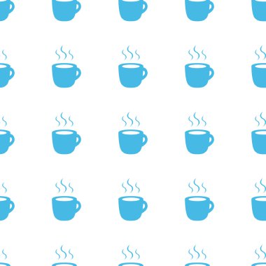 Benzersiz kahve seamless modeli