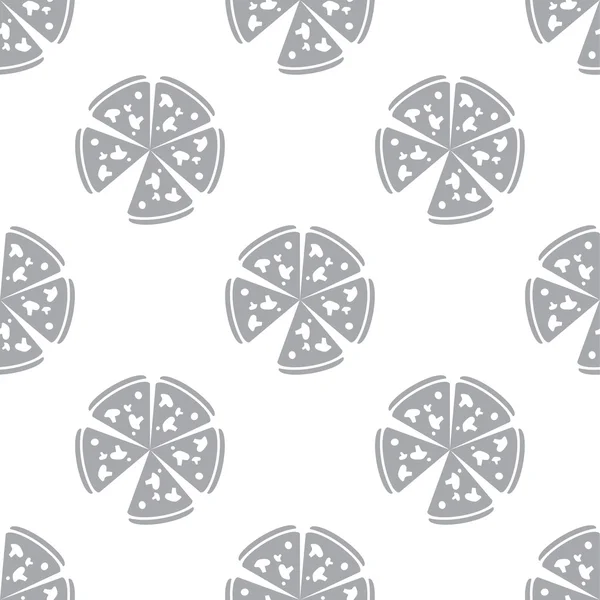 Nouveau modèle sans couture Pizza — Image vectorielle