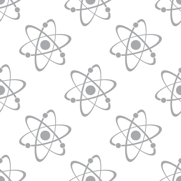 New Atom seamless pattern — Stock Vector