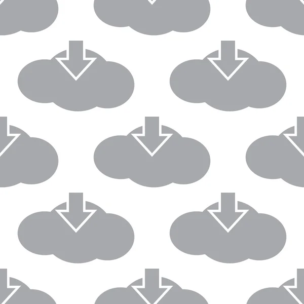 新しいダウンロード雲のシームレス パターン — ストックベクタ