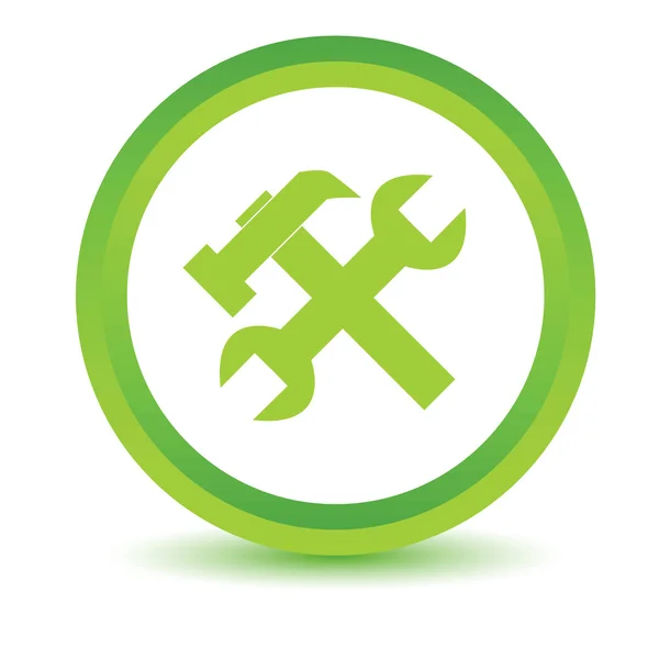 Ikona zelené opravy — Stockový vektor