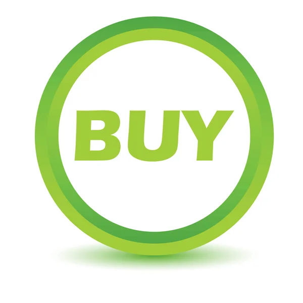 Green buy icon — Stock Vector