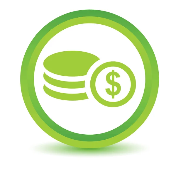Gröna pengar ikonen — Stock vektor