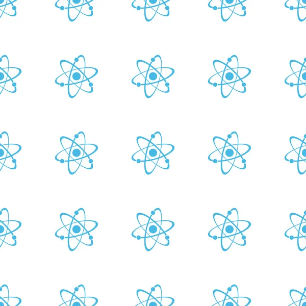 ユニークな原子のシームレス パターン — ストックベクタ