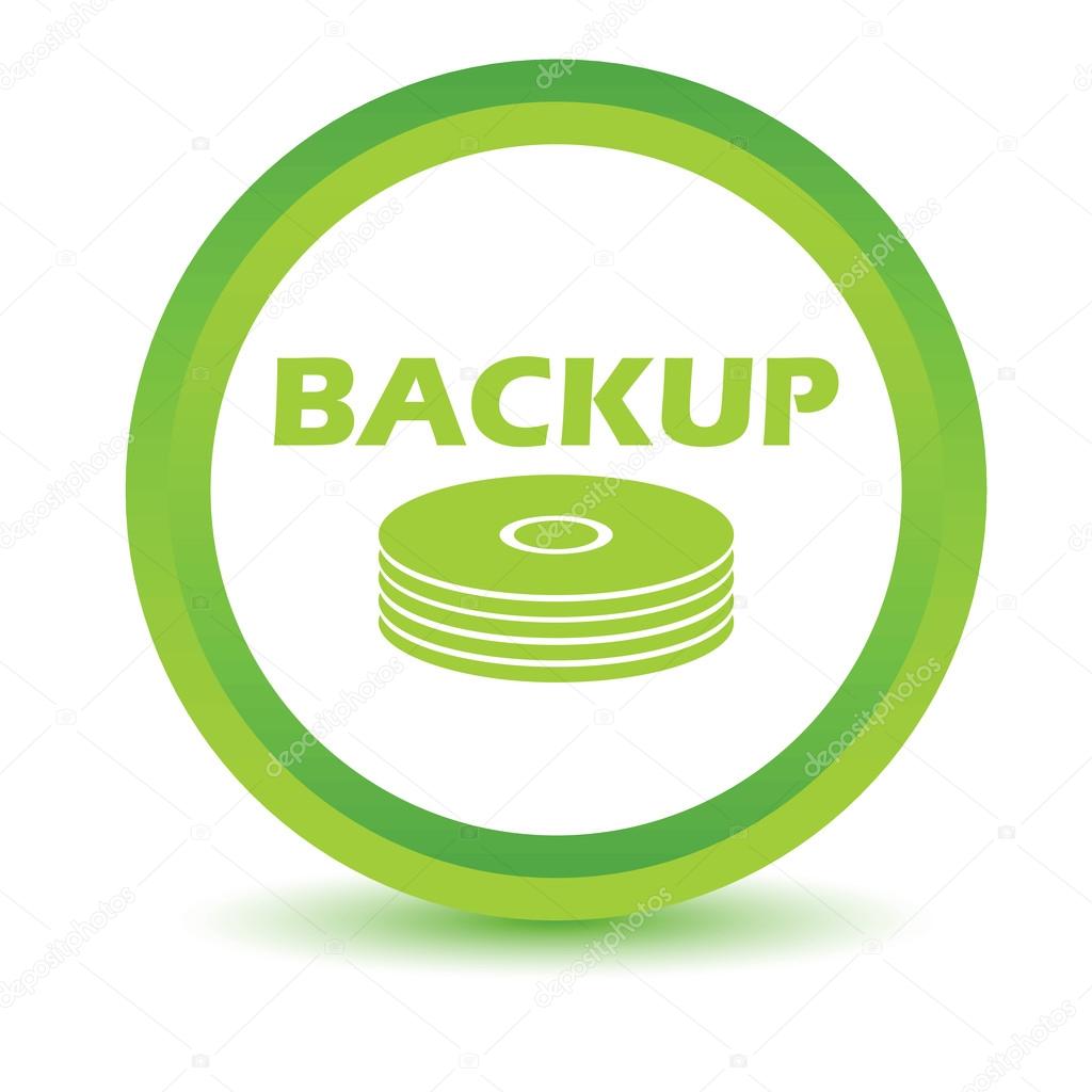 Green backup icon