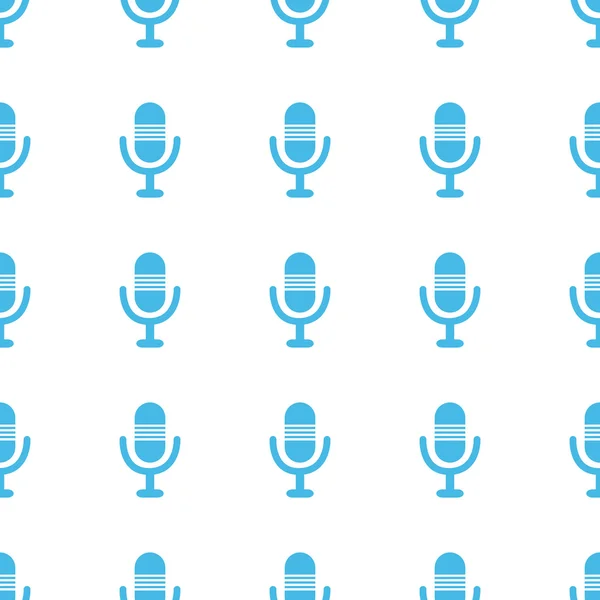 Unique Microphone seamless pattern — Stock Vector