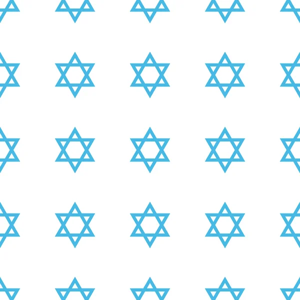 Unika judendomen seamless mönster — Stock vektor