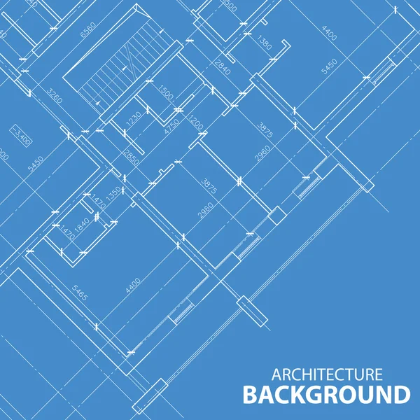 Bauplan bester Architekturplan — Stockvektor