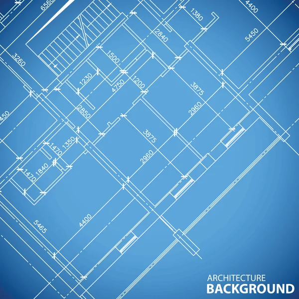 Blueprint δομή του κτιρίου — Διανυσματικό Αρχείο